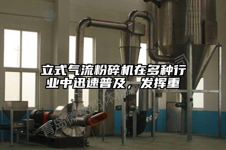 立式氣流粉碎機在多種行業中迅速普及,發揮重